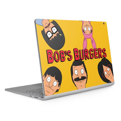 Bobs Burgers Stare Surface Book 2 15in Skin